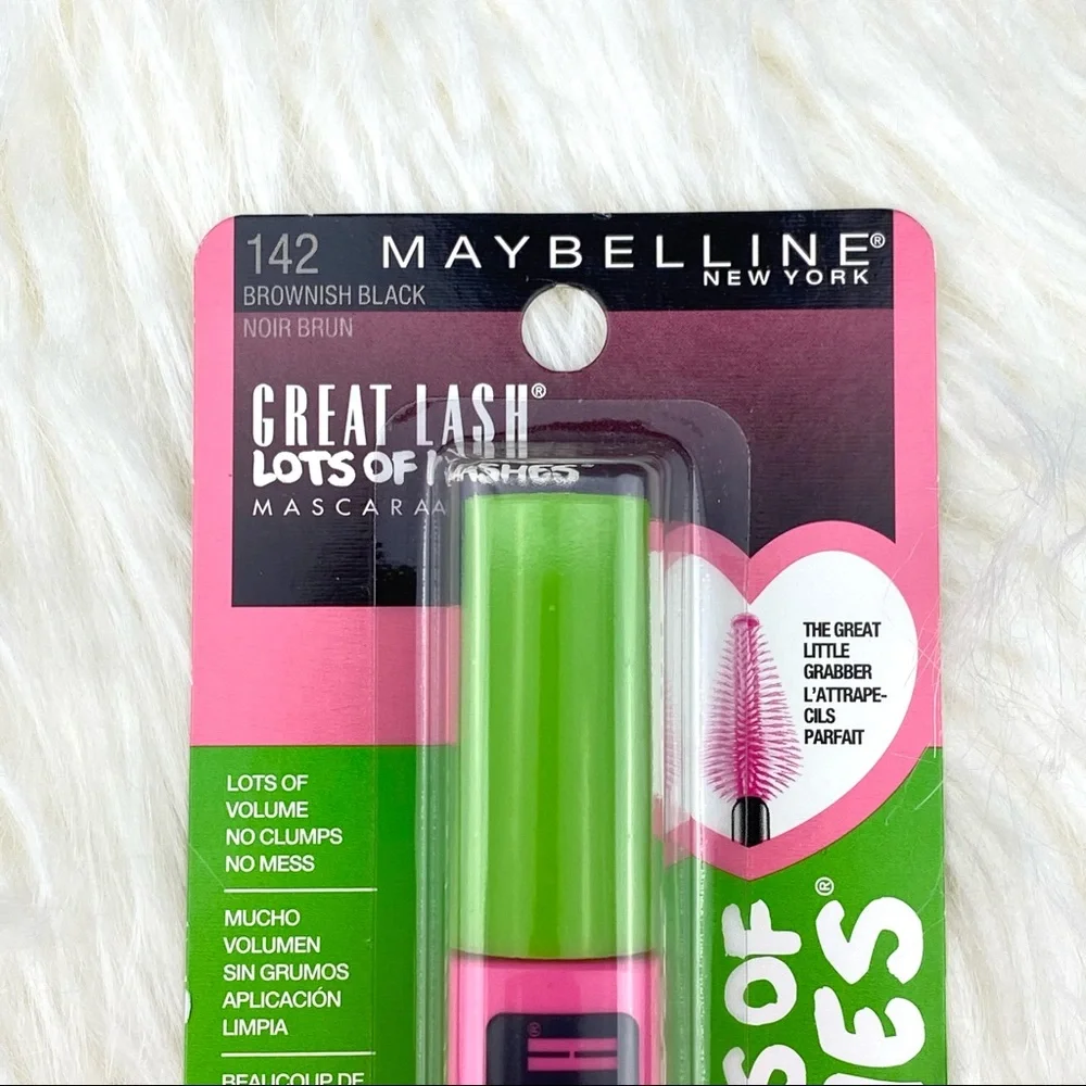 Maybelline Great Lash Lots Of Lashes Mascara 142 Brownish Black Washable